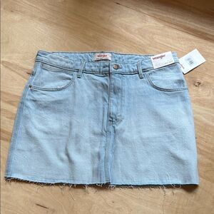 Wrangler Sky Blue Denim Pencil Skirt